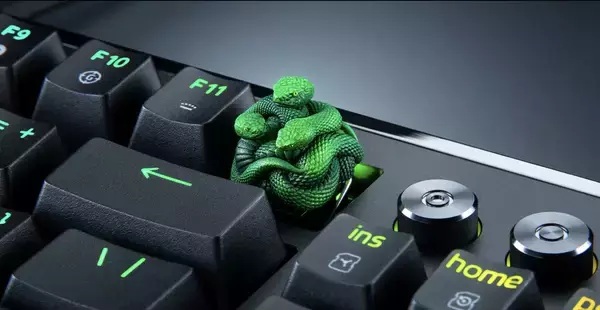 「Razer「Artisan Keycap - Triple-Headed Snake Edition」発表、ブランドを象徴する特別なキーキャップはお値段15,980円」の画像