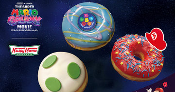 「ザ・スーパーマリオギャラクシー・ムービー」×「クリスピー・クリーム・ドーナツ」コラボが4月8日から実施！映画の世界をイメージしたドーナツが登場