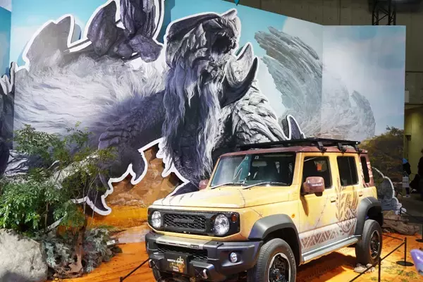 「【東京オートサロン2026】スズキブースをフォトレポート！モンハンコラボ車両に大注目！」の画像