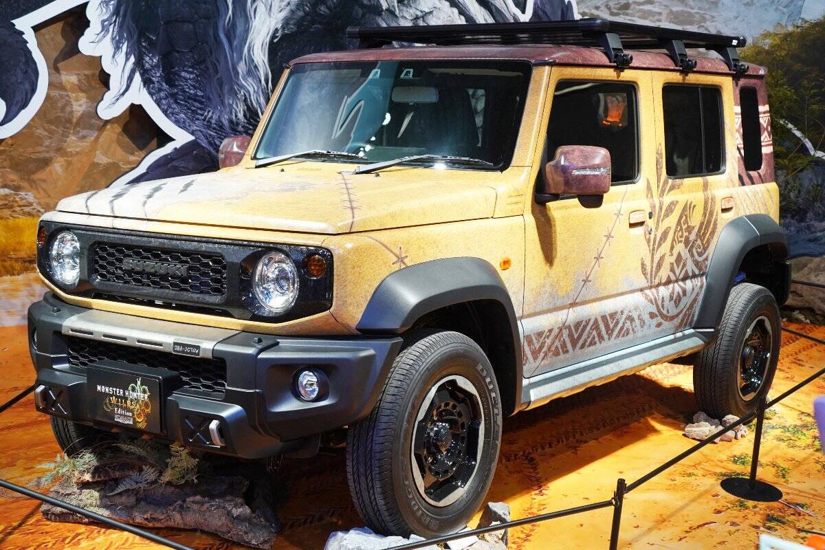 【東京オートサロン2026】スズキブースをフォトレポート！モンハンコラボ車両に大注目！