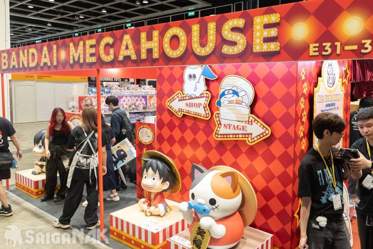 【ACGHK 2026】「メガハウス」ブースをレポート！お座り姿にネコ化フィギュアも！「NARUTO」「呪術廻戦」など