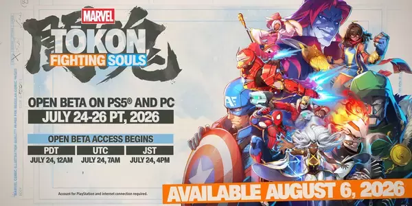 「MARVEL Tōkon: Fighting Souls」のオープンベータが7月24日から26日に開催決定！使えるキャラクターは15人！