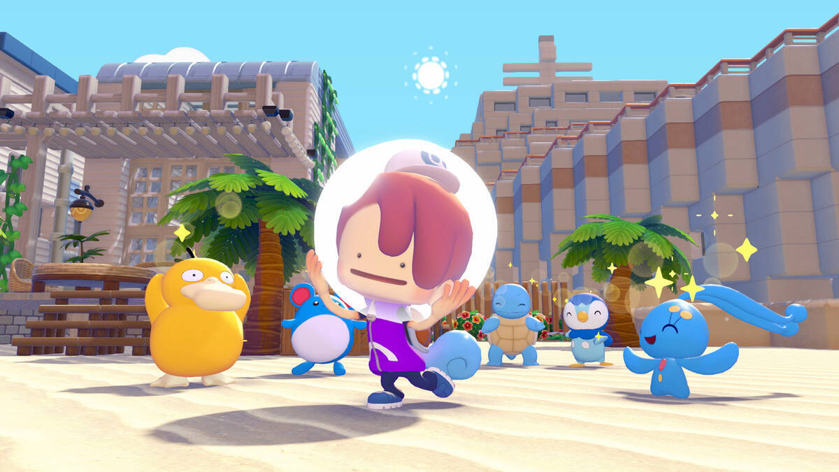 「ぽこ あ ポケモン」無料アップデートが8月5日配信決定！新わざ「ダイビング」追加で水中でも街づくりが可能に