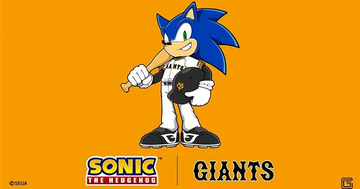 「読売ジャイアンツ」と「ソニック・ザ・ヘッジホッグ」コラボが発表！巨人vsロッテ戦にペンケース付き企画チケットやグッズの販売も