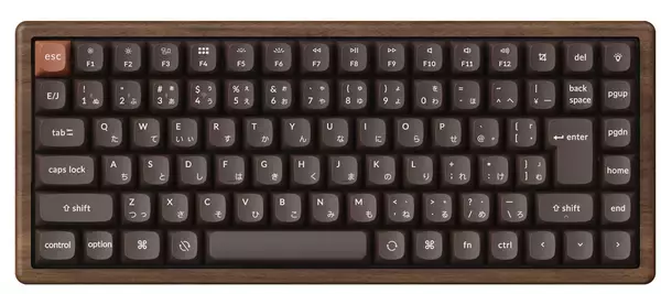 「天然木を全面に使用した「Keychron K2 HE All-Wood エディション【日本語配列】」が販売開始！磁気スイッチ搭載の75%レイアウトキーボード」の画像