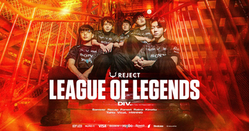 「REJECT」がLeague of Legends部門を新設！LJL 2025で優勝を目指す
