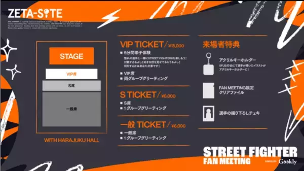 「「ZETA DIVISION」STREET FIGHTER部門「STREET FIGHTER FAN MEETING Powered by Geekly」が2月11日に開催決定！」の画像