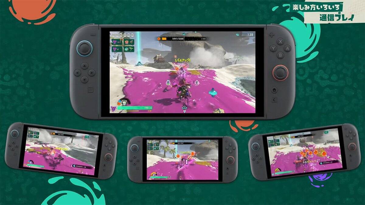 「スプラトゥーン レイダース」最新情報が公開！装備の強化やマルチプレイの詳細が明らかに