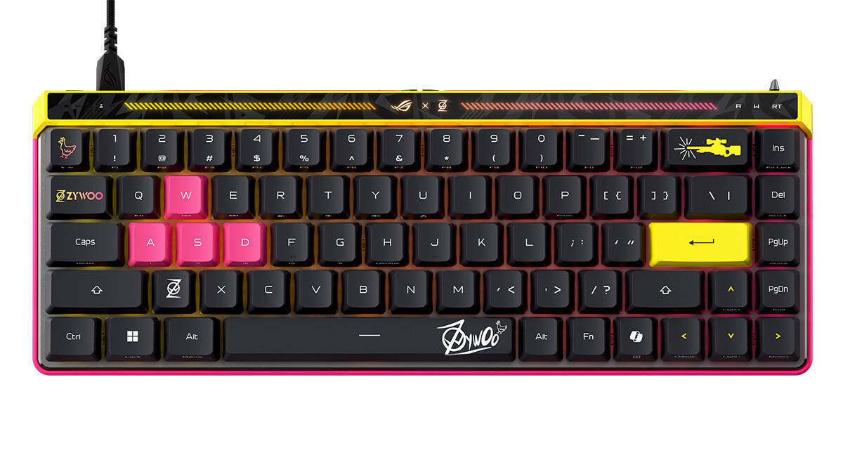 プロゲーマー「ZywOo」とのコラボゲーミングキーボード「ROG Falchion Ace HFX ZywOo Edition Gaming Keyboard」が発表！
