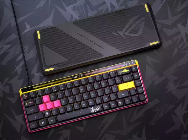 「プロゲーマー「ZywOo」とのコラボゲーミングキーボード「ROG Falchion Ace HFX ZywOo Edition Gaming Keyboard」が発表！」の画像