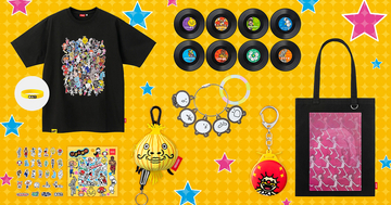 「リズム天国」をモチーフにしたグッズが7月2日から登場！「リズム脱毛」のポーチや「輪くぐり」のアクリルキーホルダーなどラインナップ