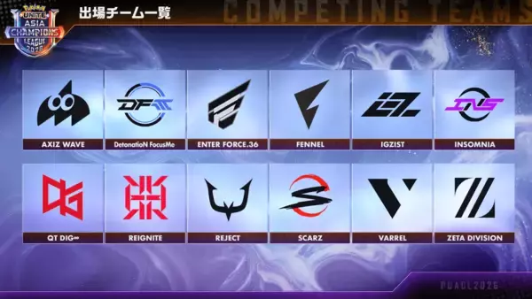 「国際公式大会「Pokémon UNITE Asia Champions League 2026」開催決定！」の画像