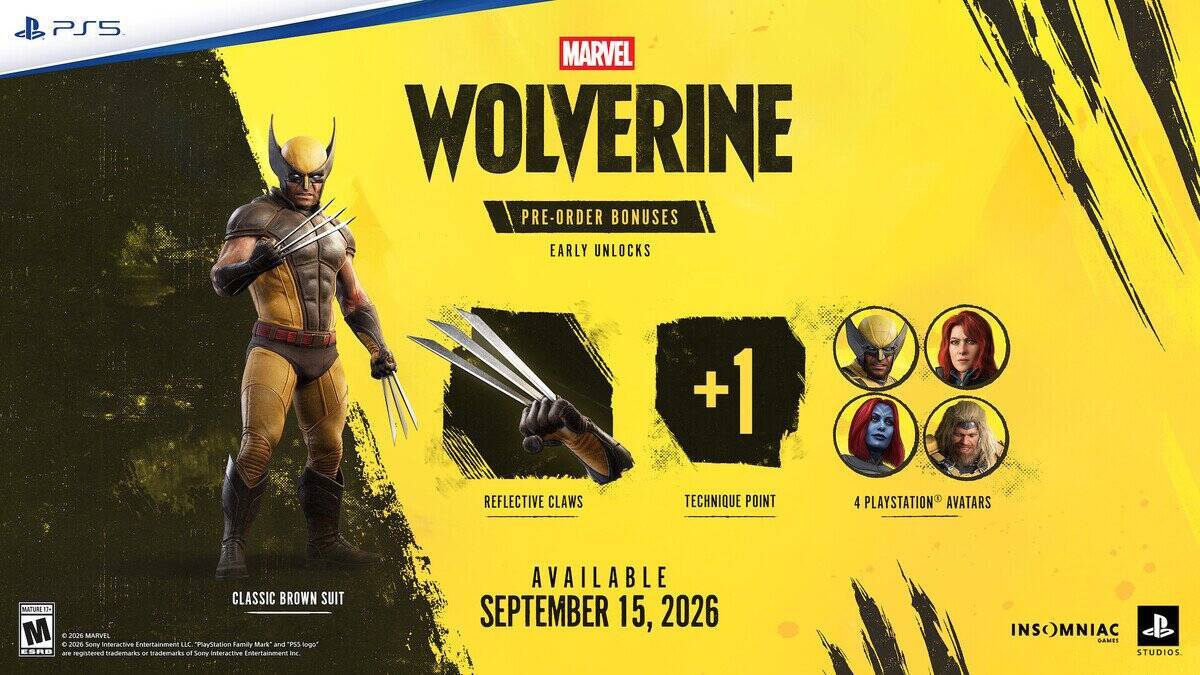 「Marvel’s Wolverine」最新ゲームプレイ映像公開&6月3日予約受付開始！予約特典やデジタルデラックスエディションも