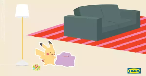 「ぽこ あ ポケモン」にイケアとコラボした「IKEAアイランド」が登場！イケア店舗ではポケモンルームセットが再現