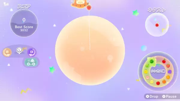 「「スイカゲーム ぷらねっと」先行レビュー！360度使えて難易度は易しめ？4人協力プレイは友情を育むのか壊すのか」の画像