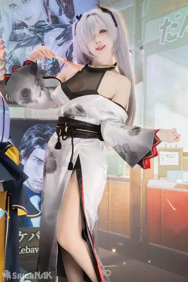 「【C108】勝利の女神：NIKKEブースレポート！夏らしいお祭り風セットで大盛況のコスプレ撮影会も」の画像