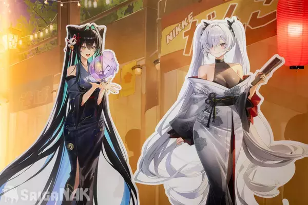 「【C108】勝利の女神：NIKKEブースレポート！夏らしいお祭り風セットで大盛況のコスプレ撮影会も」の画像