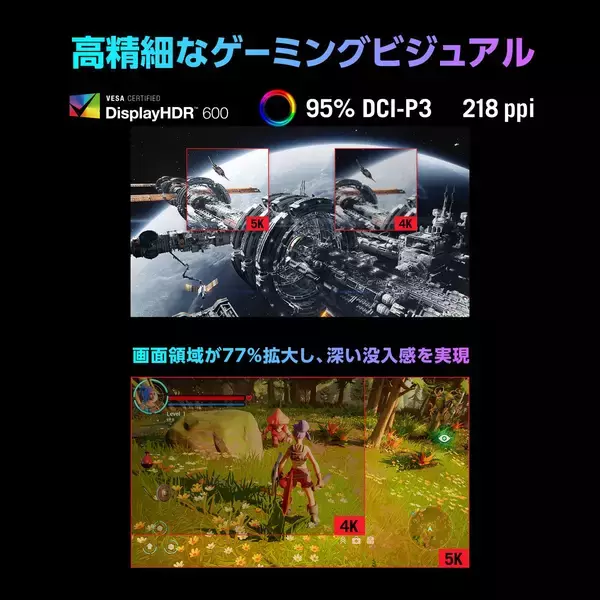 「27インチ5Kゲーミングモニター「ROG Strix 5K XG27JCG」が3月27日発売！5K 180HzとQHD 330Hzを切り替え可能なデュアルモード搭載」の画像