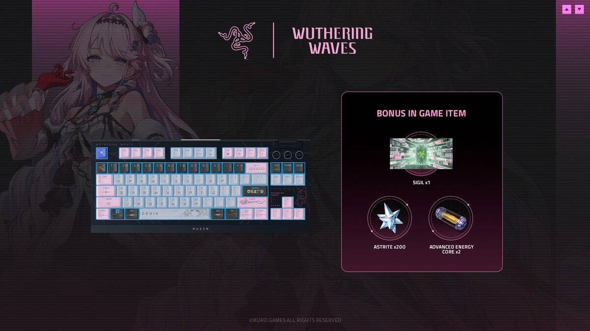 「Razer」×「鳴潮」コラボデバイス発売！「ダ―ニャ」の世界観を落とし込んだコレクション