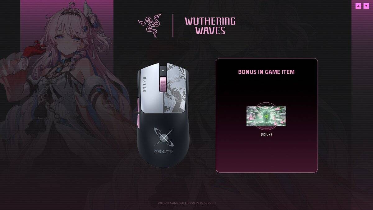 「Razer」×「鳴潮」コラボデバイス発売！「ダ―ニャ」の世界観を落とし込んだコレクション