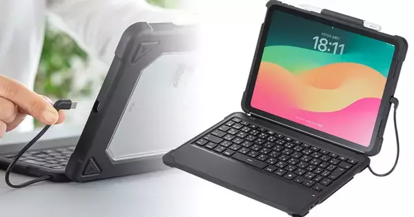 iPadが簡単にノートパソコンへ変身！第10世代専用ケース付きキーボード「SKB-IP7GIGA」が登場！