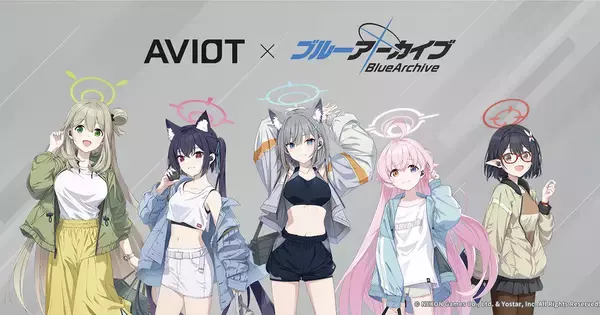 「AVIOT」×「ブルーアーカイブ」コラボ完全ワイヤレスイヤホン「TE-V1R-BLA」が12月13日まで予約受付中！100種類以上の完全新録スペシャルボイスを収録