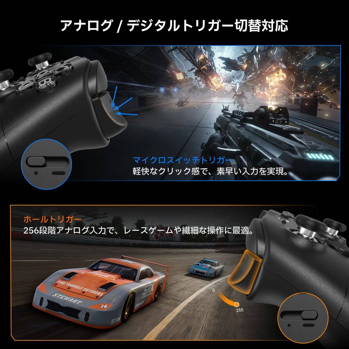 GuliKit、高性能ゲーミングコントローラー「ES MAX」を8月12日発売！新開発の「角度検知式TMRスティック」を搭載
