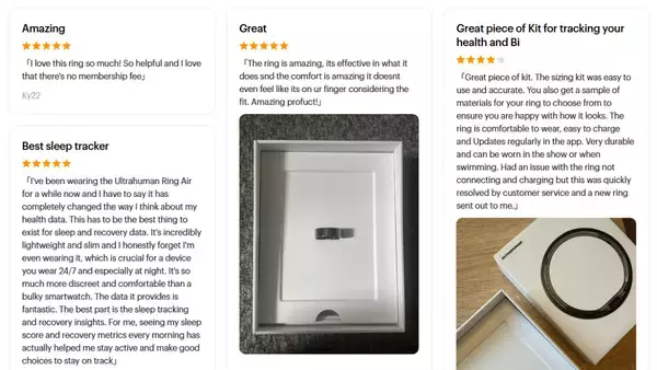 「DIESELとコラボしたスマートリング「Diesel Ultrahuman Ring」が発売！健康状態トラッキングに特化した最小2.4gの超軽量モデル」の画像