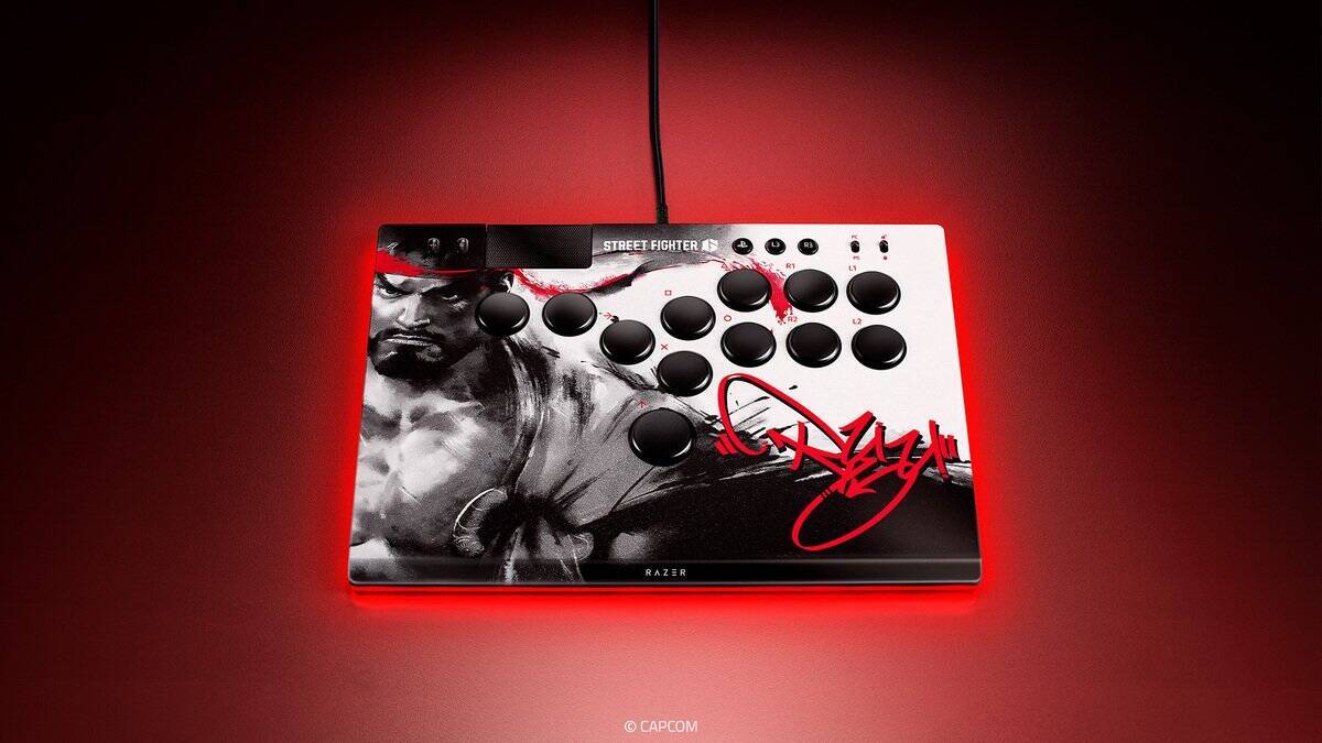 スト6「リュウ」オマージュのアケコン「RAZER KITSUNE – RYU EDITION」登場！競技シーン対応の特別仕様モデル