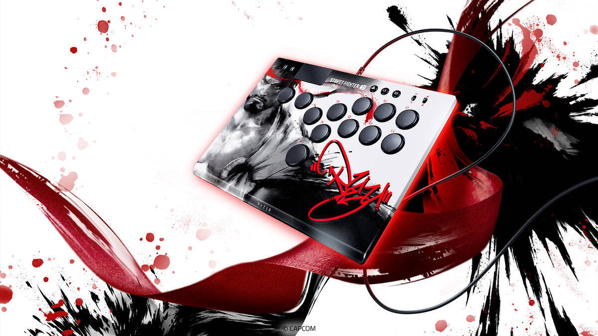 スト6「リュウ」オマージュのアケコン「RAZER KITSUNE – RYU EDITION」登場！競技シーン対応の特別仕様モデル