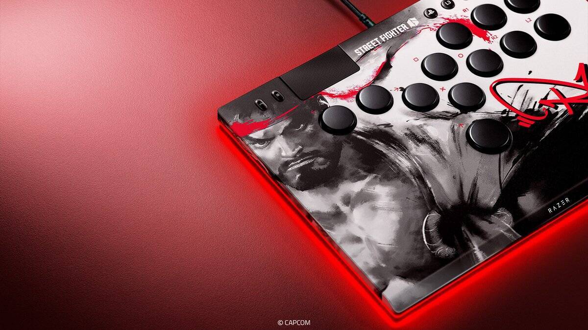 スト6「リュウ」オマージュのアケコン「RAZER KITSUNE – RYU EDITION」登場！競技シーン対応の特別仕様モデル