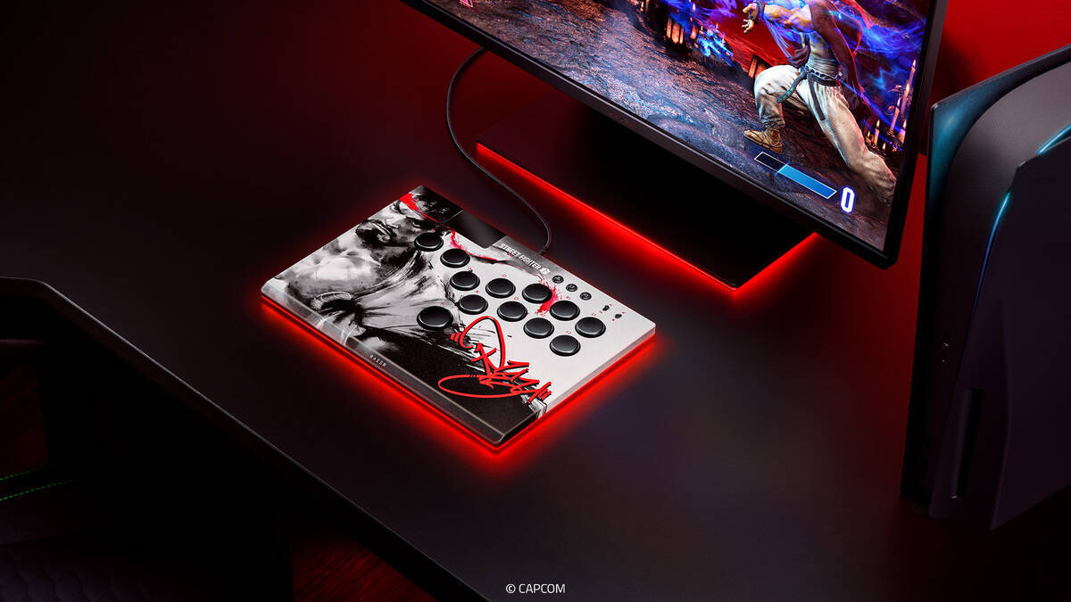 スト6「リュウ」オマージュのアケコン「RAZER KITSUNE – RYU EDITION」登場！競技シーン対応の特別仕様モデル