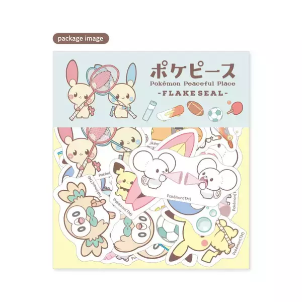 「「ポケピース POP UP STORE BY FLOWERING」2026年6月から全国各地で開催！スポーツを楽しむポケモンたちのかわいらしい姿がグッズに」の画像