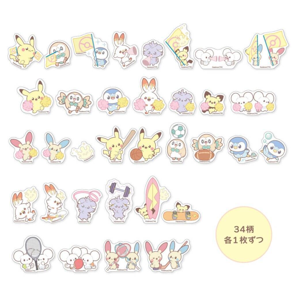 「ポケピース POP UP STORE BY FLOWERING」2026年6月から全国各地で開催！スポーツを楽しむポケモンたちのかわいらしい姿がグッズに