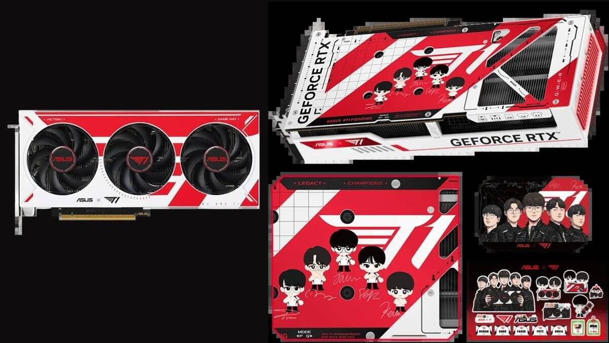 LoL世界王者T1とのコラボグラボが発売！ASUSから「T1-RTX5070-O12G-GAMING」「T1-RTX5060TI-O8G-GAMING」が登場