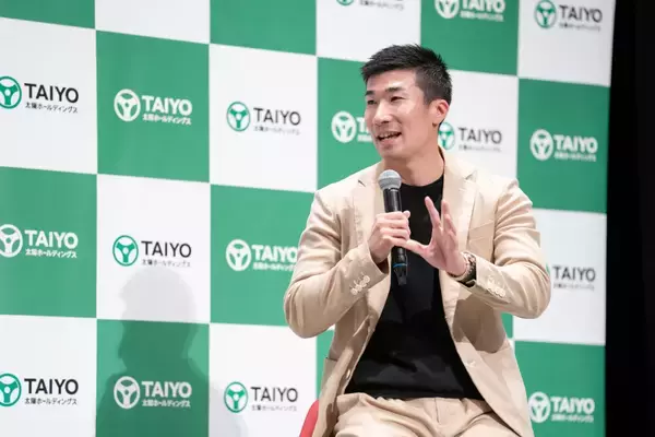 「太陽HDがリオ五輪銀メダリスト・桐生祥秀選手を招き中学生に特別授業を開催！「スト6」コラボグッズ売上金の活用」の画像