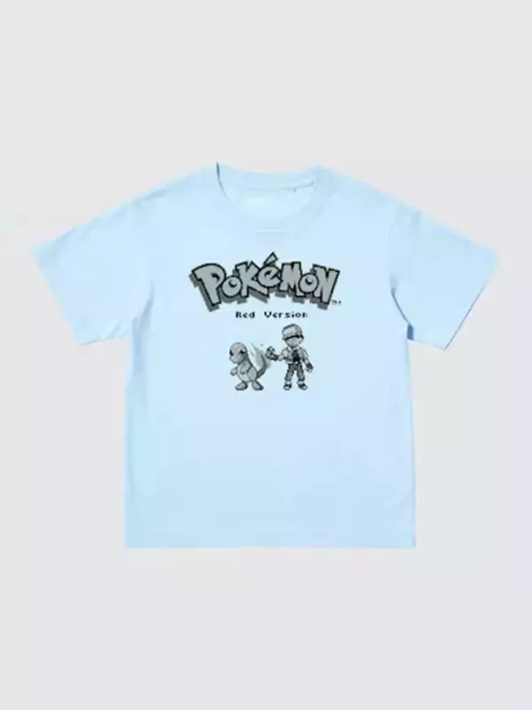 「ポケモン30周年を記念したUTコレクション第2弾が登場！モノクロのゲームドットで表現されたデザイン」の画像