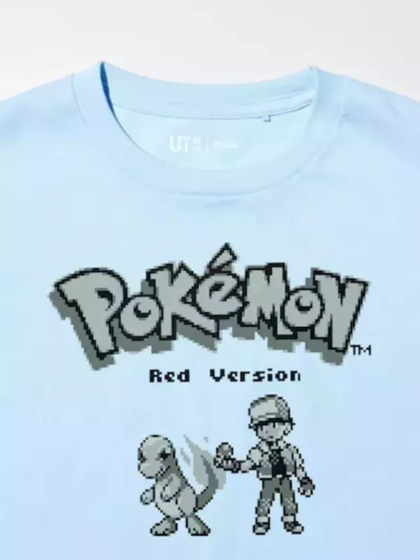 「ポケモン30周年を記念したUTコレクション第2弾が登場！モノクロのゲームドットで表現されたデザイン」の画像