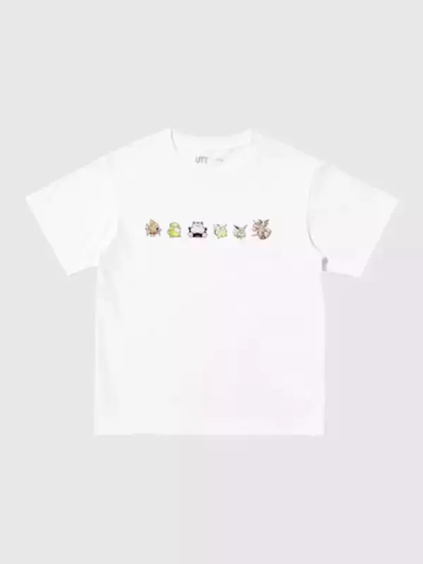 「ポケモン30周年を記念したUTコレクション第2弾が登場！モノクロのゲームドットで表現されたデザイン」の画像