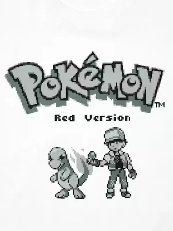 「ポケモン30周年を記念したUTコレクション第2弾が登場！モノクロのゲームドットで表現されたデザイン」の画像