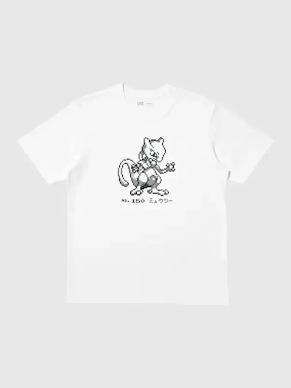 「ポケモン30周年を記念したUTコレクション第2弾が登場！モノクロのゲームドットで表現されたデザイン」の画像