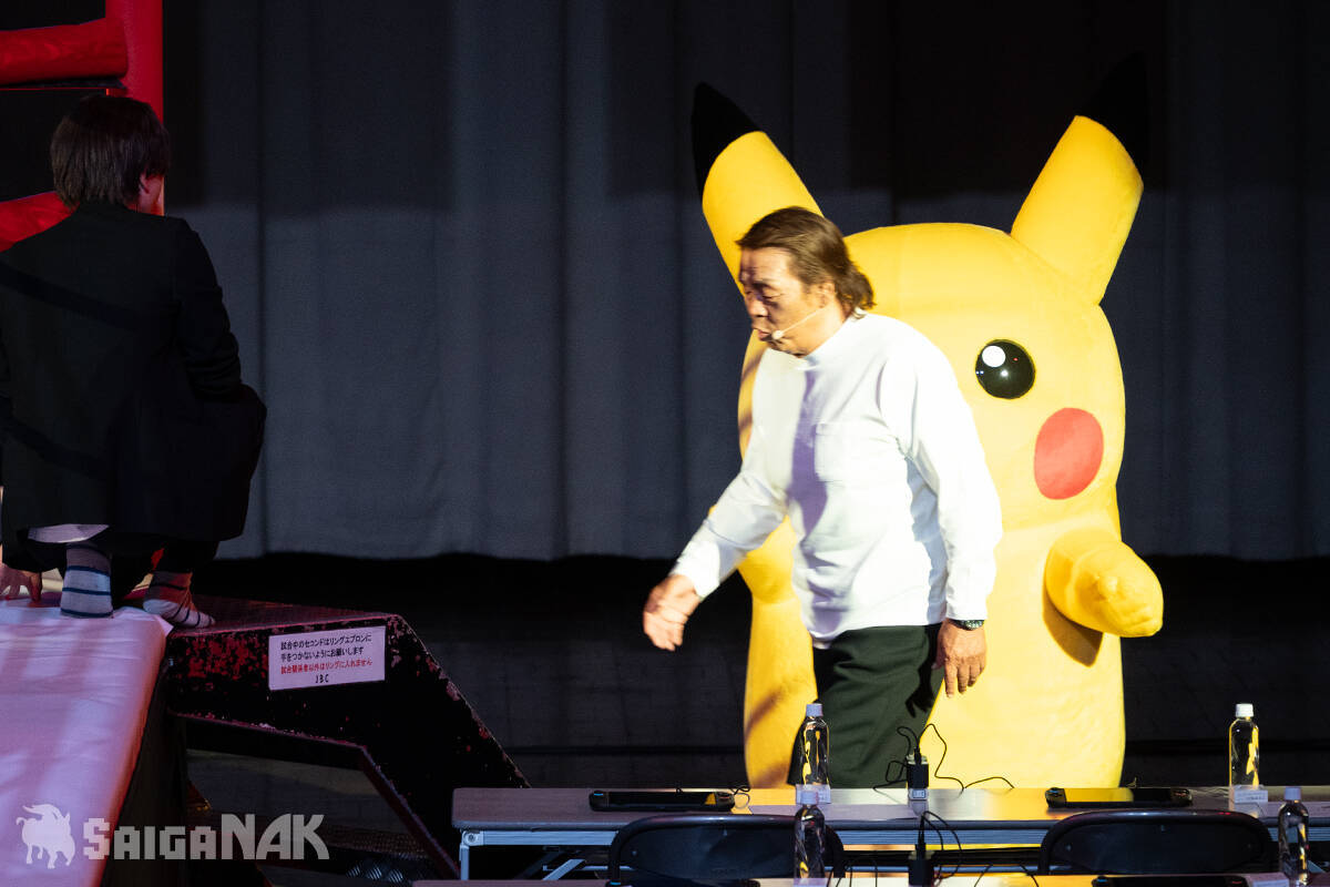 ポケモン最新作『Pokémon Champions』を先行体験！後楽園ホールで長州×武藤のポケモンバトルも実現！？