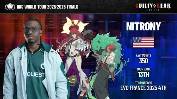 「【ARC WORLD TOUR 2025-2026 FINALS】GGST部門優勝はJack選手！「今シーズン最強のハッピーケイオス」の異名は伊達ではない！」の画像
