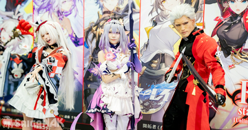 【C108】崩壊：スターレイル×Fate/stay night [Unlimited Blade Works]コラボ記念フォトスポットにコスプレイヤーが登場