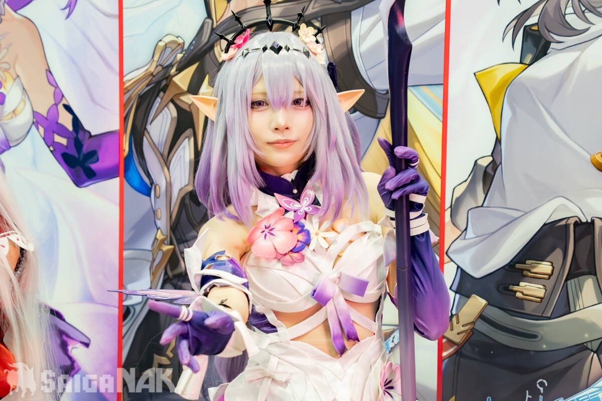 【C108】崩壊：スターレイル×Fate/stay night [Unlimited Blade Works]コラボ記念フォトスポットにコスプレイヤーが登場