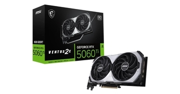 MSI「GeForce RTX 5060 Ti 8G VENTUS 2X OC CLASSIC」が8月22日に発売、デュアルファンクーラー搭載モデル