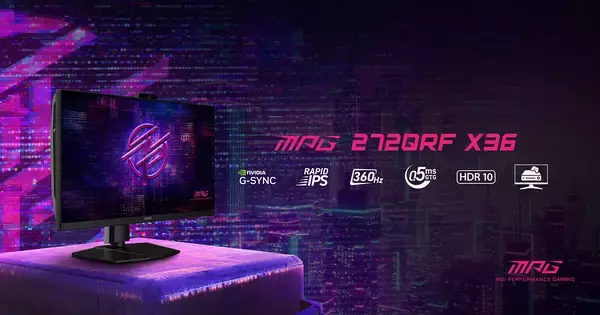 「MPG 272QRF X36 G-SYNC Pulsar Gaming Monitor」が発表！MSIとNVIDIAがタッグを組んで設計されたゲーミングモニター