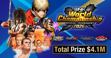 賞金総額410万ドル！「SNK World Championship 2026」が開催決定！