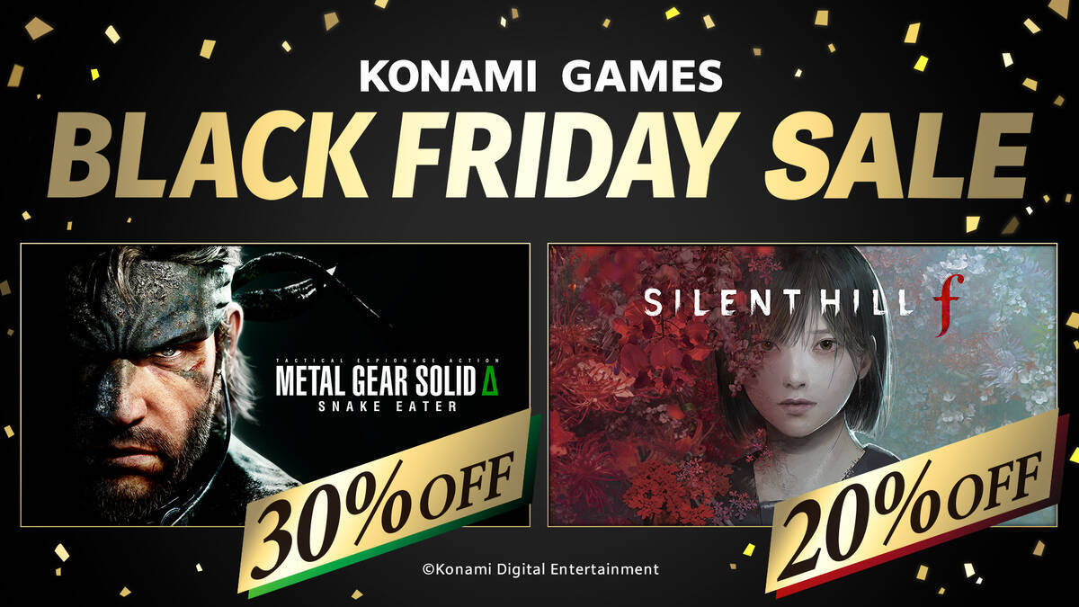 最大70％OFFでゲームが買えるKONAMI「BLACK FRIDAY SALE」開催中！話題の「SILENT HILL f」など