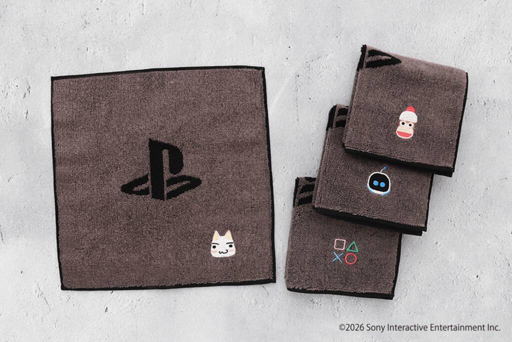 PlayStation Official License シリーズの新商品が発売！「どこでもいっしょ」などのタオルハンカチやチャームなど